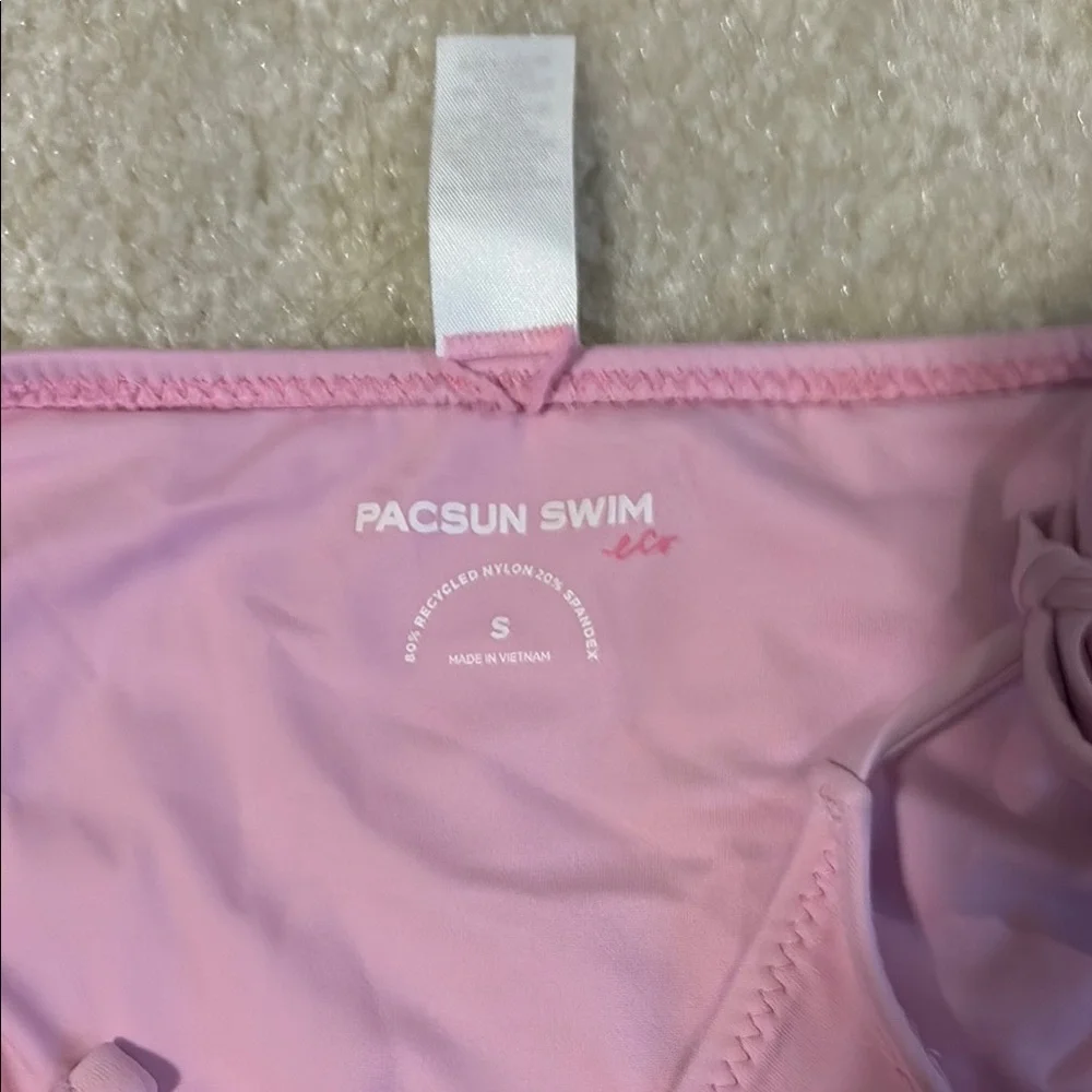 PacSun Light Pink Tie-Side Bikini Bottom - Picture 3 of 8